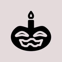 Design Illustration graphic of pumpkin icon with glyph style. Suitable for UI, mobile design, web design, etc vector
