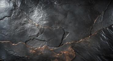Abstract dark gray multicolor metallic texture with natural stone appearance suitable for urban design and background applications photo