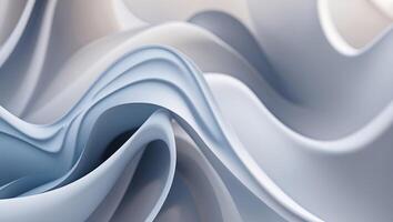 Abstract Digital Artwork Smooth Gradient and Fluid Wavy Design. photo