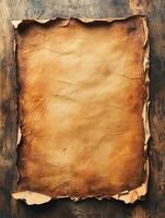 A textured, aged parchment paper with a rustic appearance, suitable for writing or art. photo