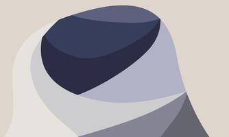 modern abstract design brings together a harmonious blend of beige, gray, soft blue, and dark blue tones, Ideal for bedrooms, living rooms, offices, or meditation spaces vector