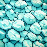 abstract background of turquoise pebble stone texture closeup photo