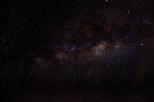Milky way galaxy with stars and space dust in the universe. photo