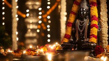 a large Shivling statue religion photo