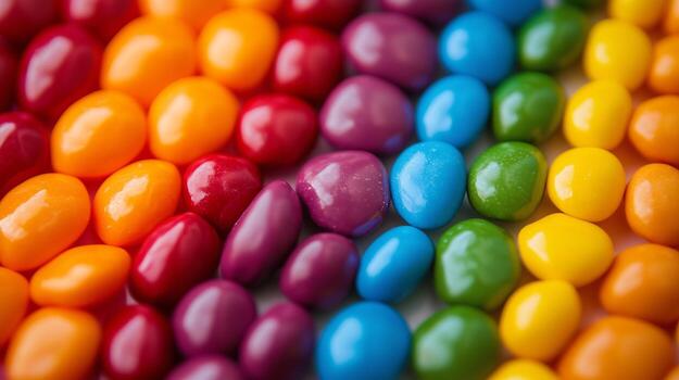 vibrant close showcase assorted candy photo