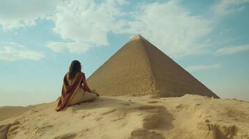 Beautiful Egyptian queen photo