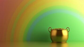 Lone Pot of Gold blank photo