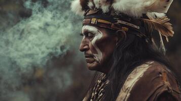 The journey of consciousness. Mystical Shaman Vitality photo