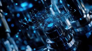 Industrial automation using artificial intelligence and machine learning algorithms photo