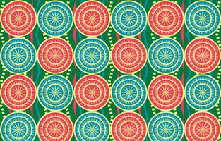 geometric graphic in african style pattern vector