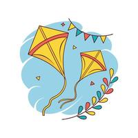 Kite Joy A Tribute to Makar Sankranti vector
