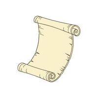 Historic Scrollwork Horizontal Paper Art vector