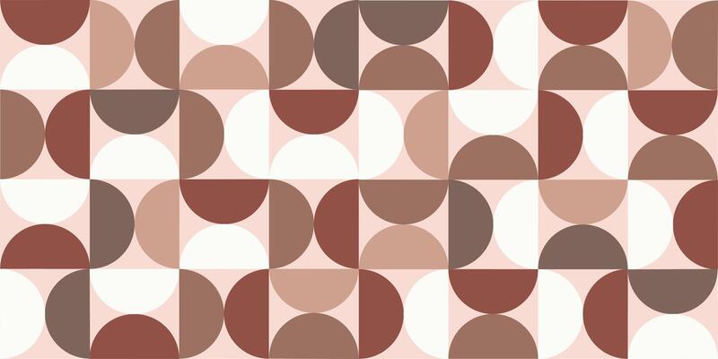cover design. Classic geometric print. illustration in mocha mousse color. illustration