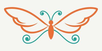 Beautiful butterfly design ornament for creative art illustrations vector