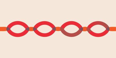 Elegant underline design ornament element for digital vector