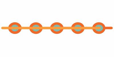 Elegant underline design ornament element for digital artwork. vector