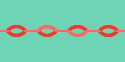 Creative ornament design with seamless underline element vector