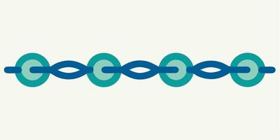 Unique underline art element for decorative composition vector