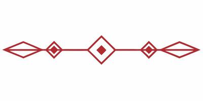 Unique underline art element decorative composition vector