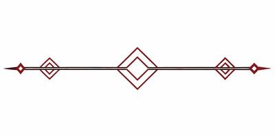Minimal and elegant underline art illustration for digital designs vector