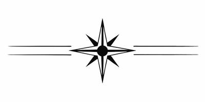 Modern and delicate ornament underline design for projects. vector