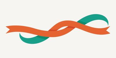 Minimal underline ornament art for borders and graphic elements vector