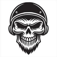 Rebel Biker Skull Graphic for Bold and Fierce Designs vector
