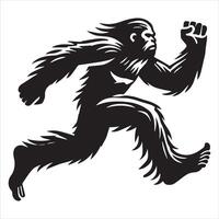 Bigfoot in Motion - Dynamic Leap Pose vector