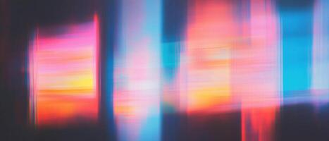 Digital distortion creates vibrant abstract patterns in glitch textures and noise photo
