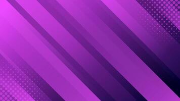 Purple abstract dynamic background with halftone. Gradient diagonal stripes. Modern futuristic wallpapers vector