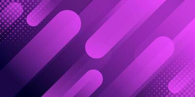 Abstract purple gradient dynamic background with halftone. Modern geometric wallpaper. illustration vector