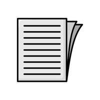 Editable Loose Paper Cut Style Icons for Microstock Use vector