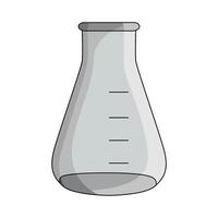 illustration of erlenmeyer flask vector