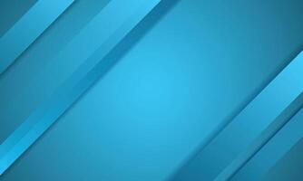 Abstract blue gradient diagonal lines blank background vector