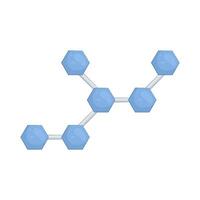 Illustration of Molecular Structure vector