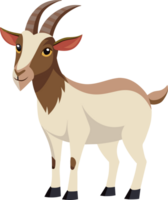 Adorable Goat Icon Whimsical Cartoon Design for Children's Illustrations png