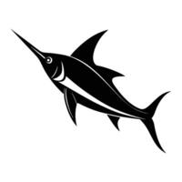 swordfish isolated on white vector