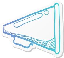 loudspeaker icon in sticker color style loudspeaker scream movie director vector