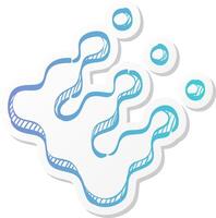 printing raster dots icon in sticker color style print color density concept vector