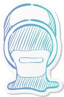 painting can icon in sticker color style. vector