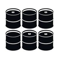 Oil Barrels in a Grid Pattern design vector