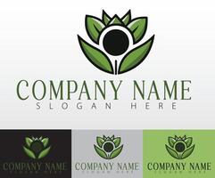 The sleek, contemporary badge design integrates organic and bio features, symbolizing a sustainable approach to living. vector