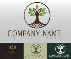 A refined logo design showcasing a modern tree in a clean, minimalistic style, tailored for natural product branding and botanical wellness services. vector