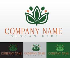 A vegan logo cleverly integrates organic and bio elements into a minimalist design, symbolizing sustainability in a modern way. vector