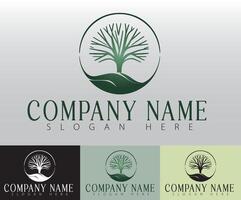 A tree logo intended for a company specializing in health, wellness, and natural products, showcasing the brand's connection to nature, vitality, and sustainable practices. vector