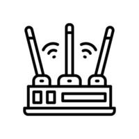 router line icon for your website, mobile, presentation, and logo design. vector
