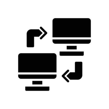 local red sólido icono vector