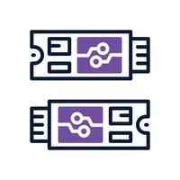 ssd drive dual tone icon for your website, mobile, presentation, and logo design. vector