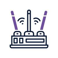 router dual tone icon for your website, mobile, presentation, and logo design. vector