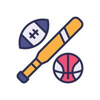 sport class filled color icon. icon for your website, mobile, presentation, and logo design. vector
